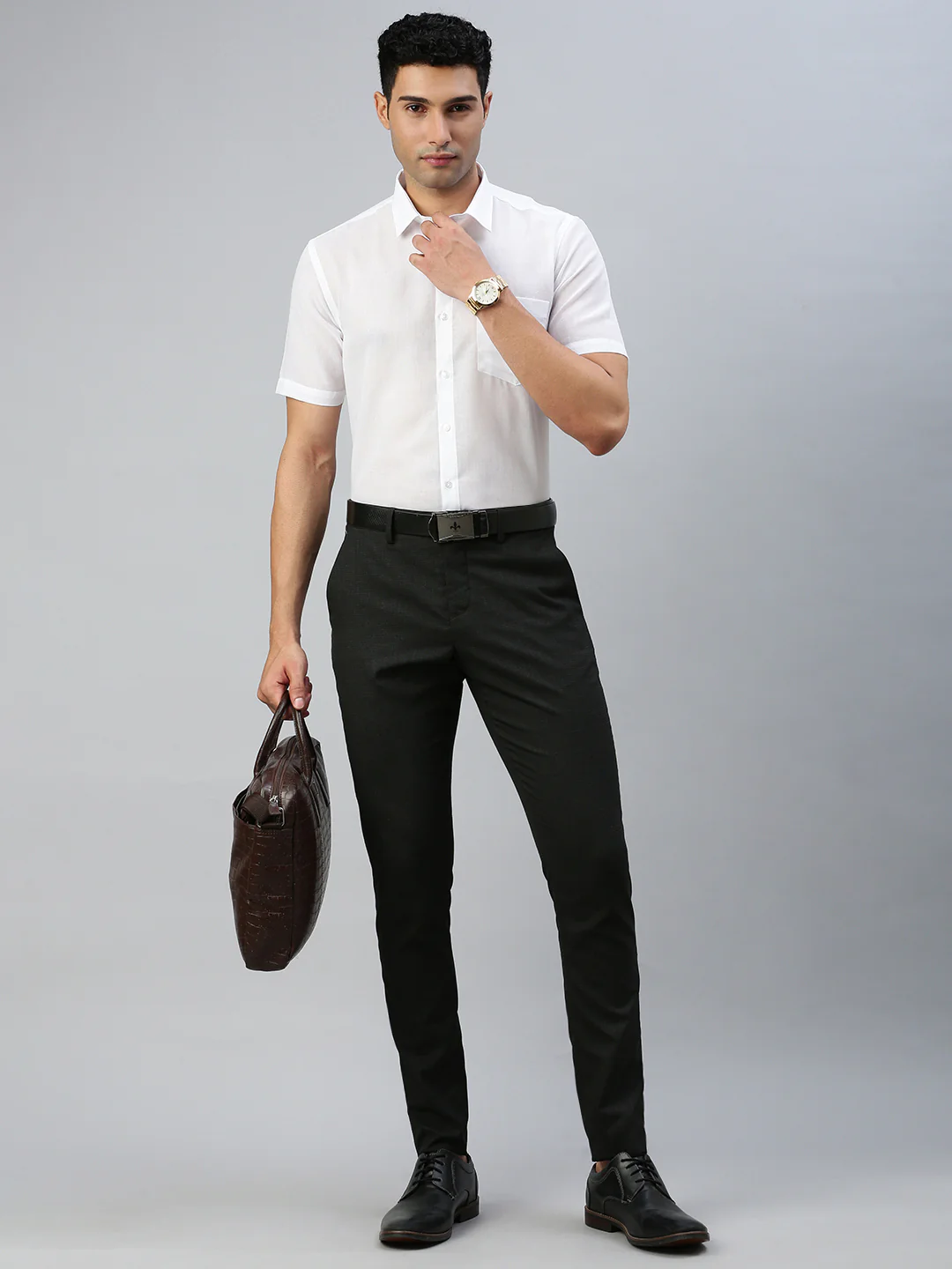 Cotton Rich White Shirt – Leader White | Liberty Cut - Image 7