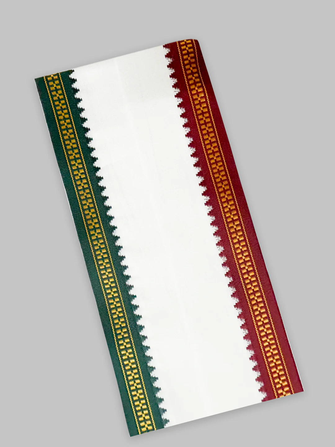 Men Angavastram Towel White Arasan