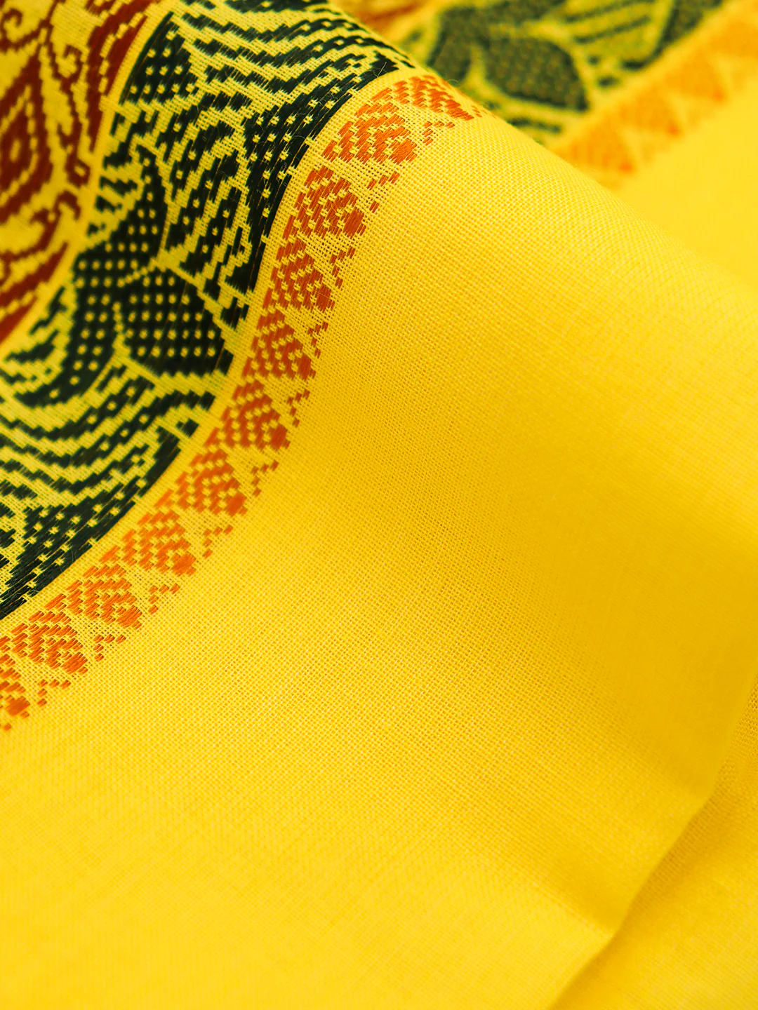 Men Cotton Yellow Towel with Fancy Border 6422 - Image 5