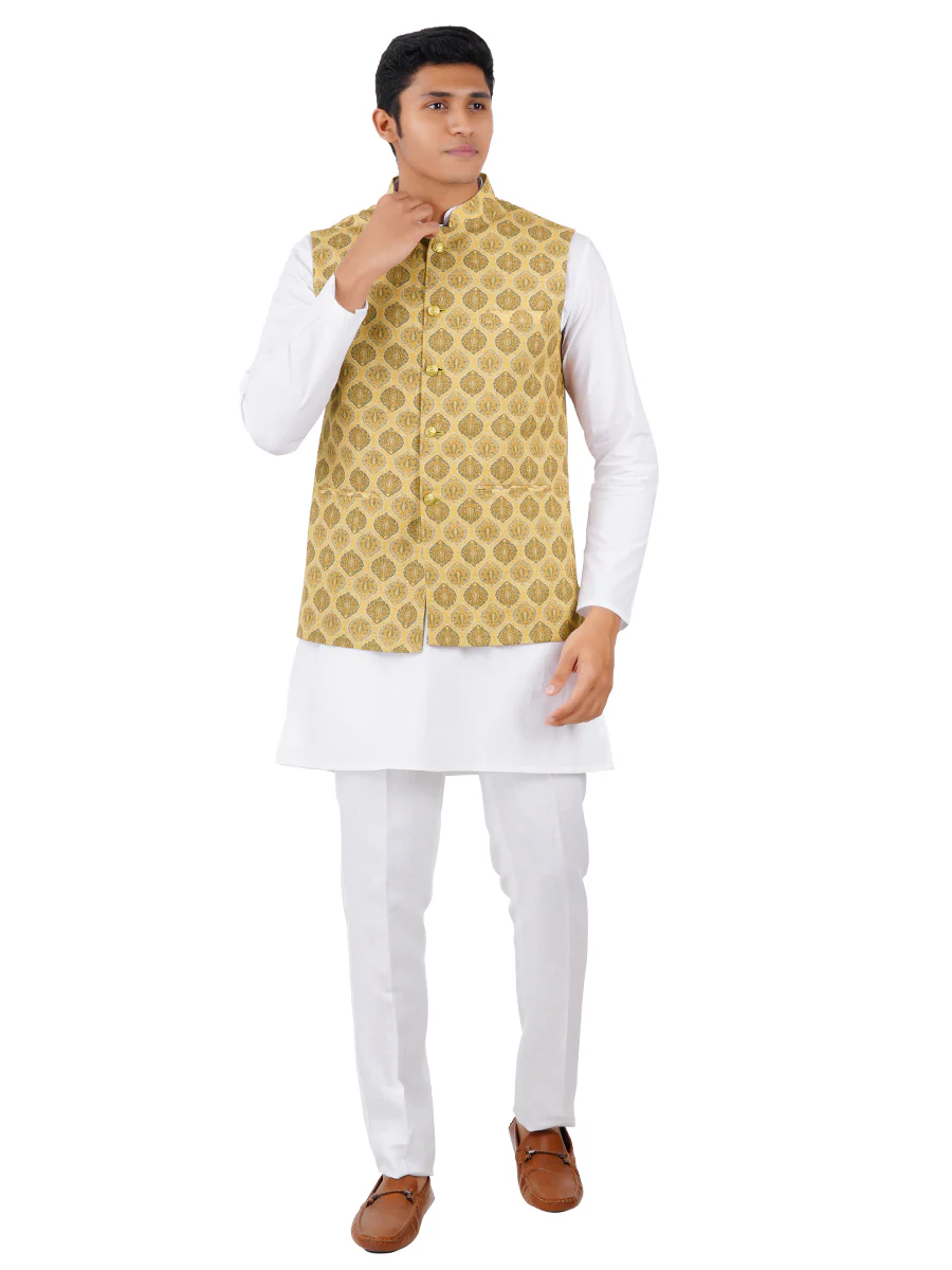 Men Ethnic Jacket Sandal JB7 - Image 2
