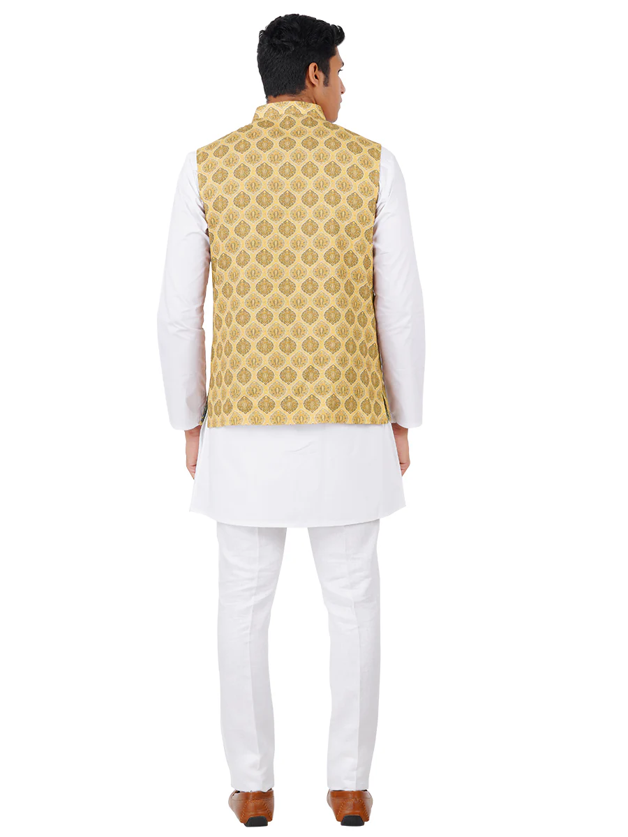 Men Ethnic Jacket Sandal JB7 - Image 4