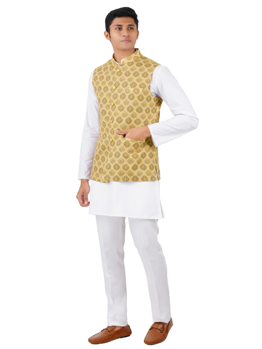 Men Ethnic Jacket Sandal JB7 - Image 5
