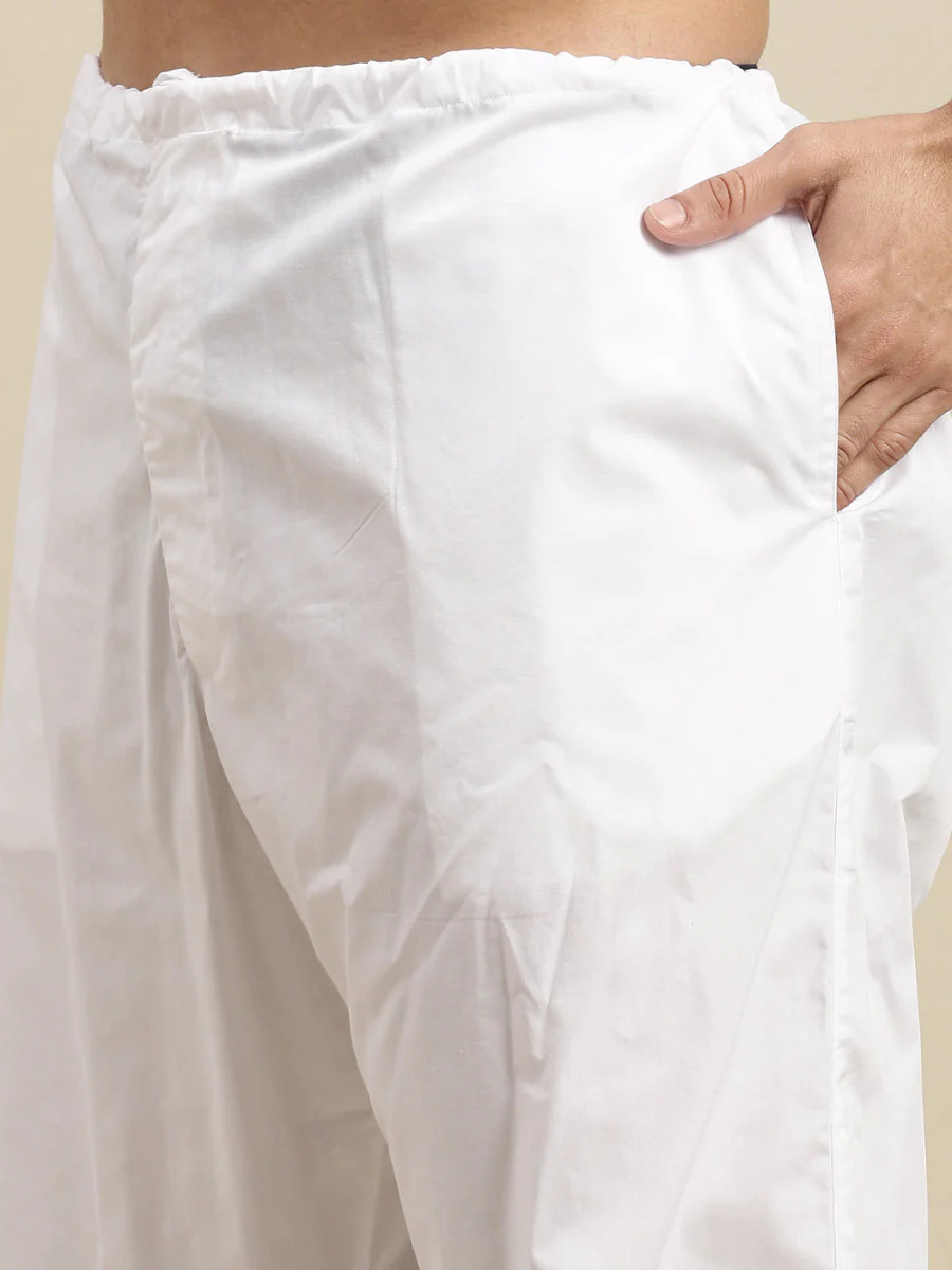 Men Ethnic Jacket with Kurta Pyjama Set DD7 - Image 5