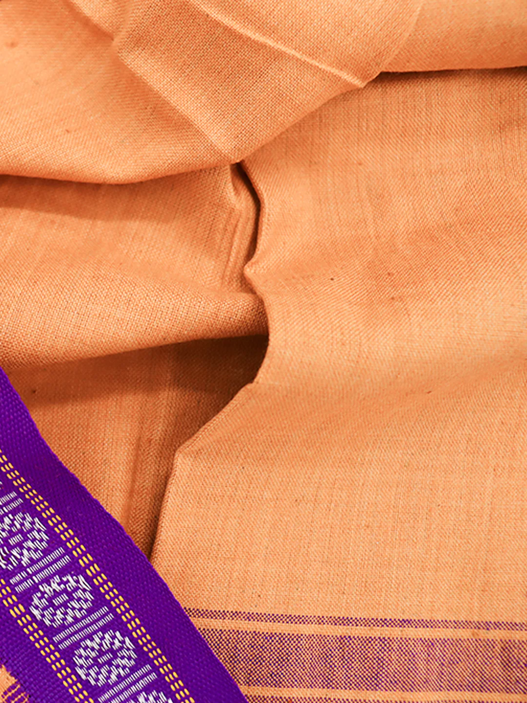 Men Fancy Border Angavastram Towel Kaavi - Image 3