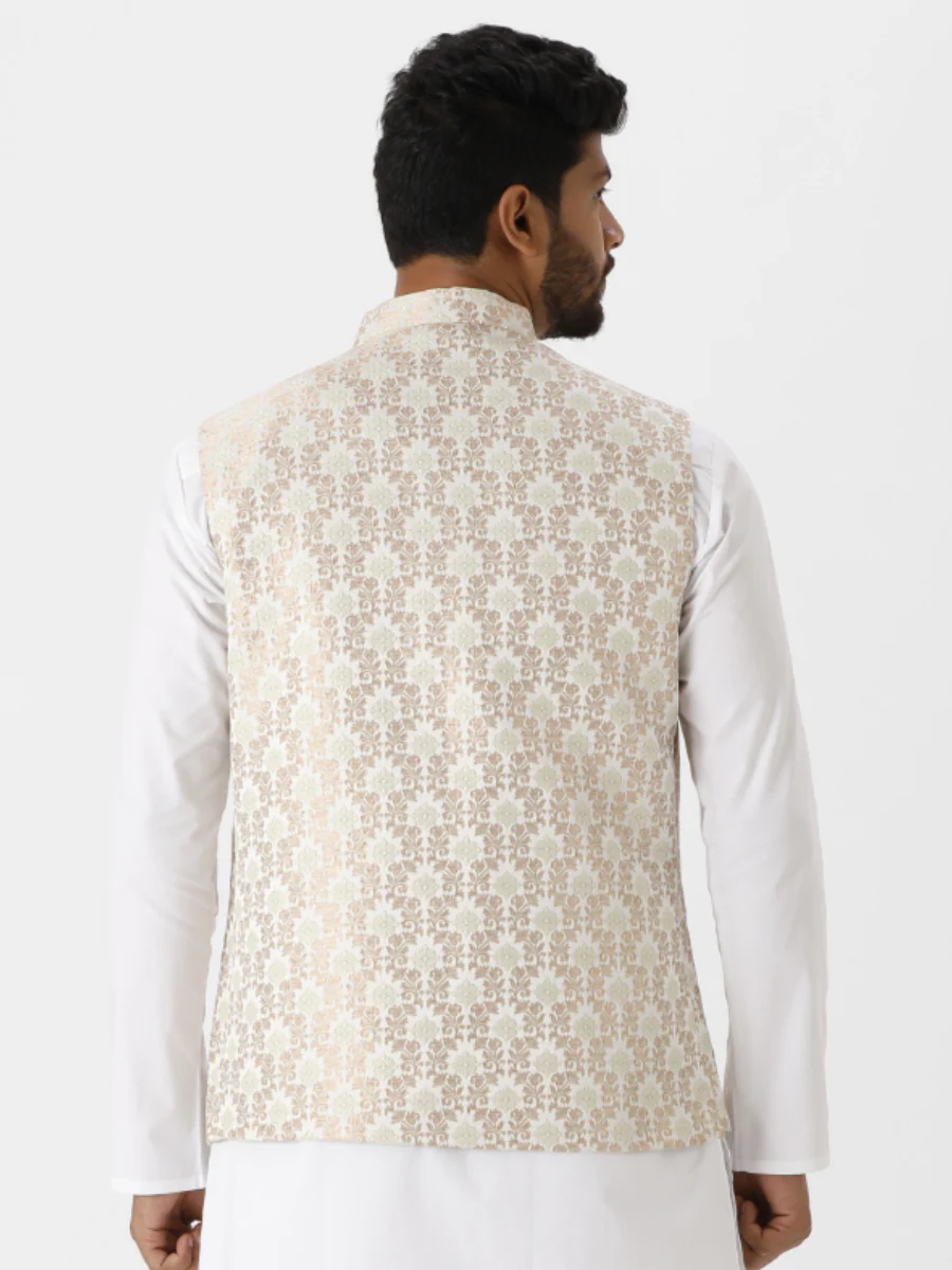 Men Fancy Ethnic Jacket Sandal - Image 3