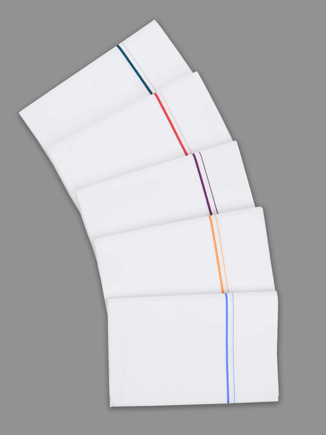 Men Formal White Shirt with Small Border Single Layer Dhoti Combo - Image 2