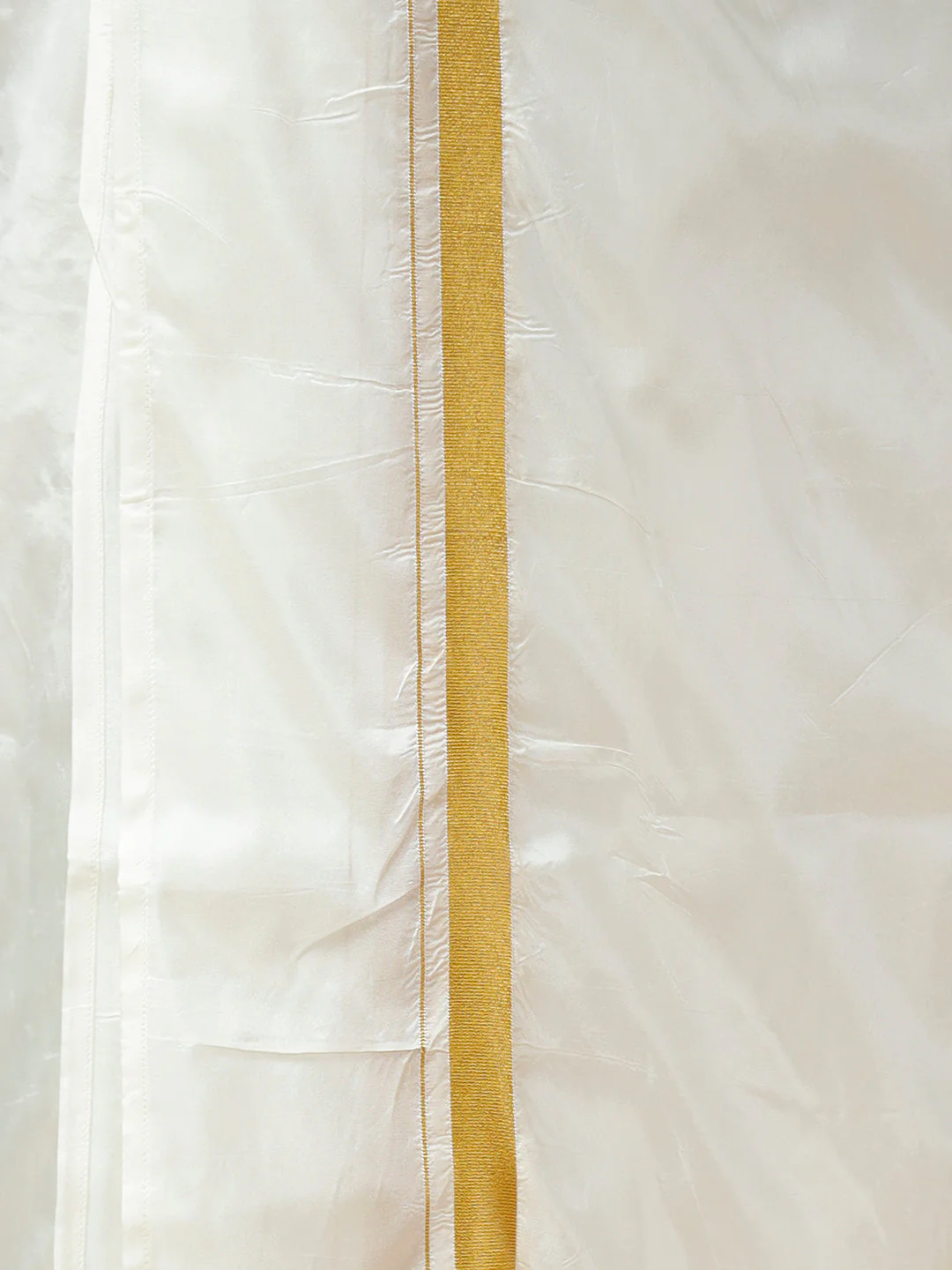 Men Grayish Green Half Sleeves Shirt with Art Silk Double Layer Dhoti Combo PS8 - Image 7