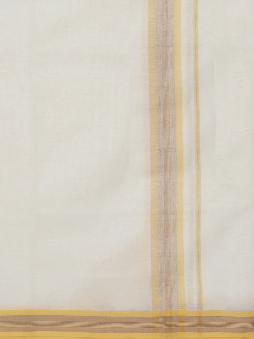 Men Kora Cotton Double Layer Dhoti with Fancy Border Rivan Kora Fancy RKF03 - Image 4