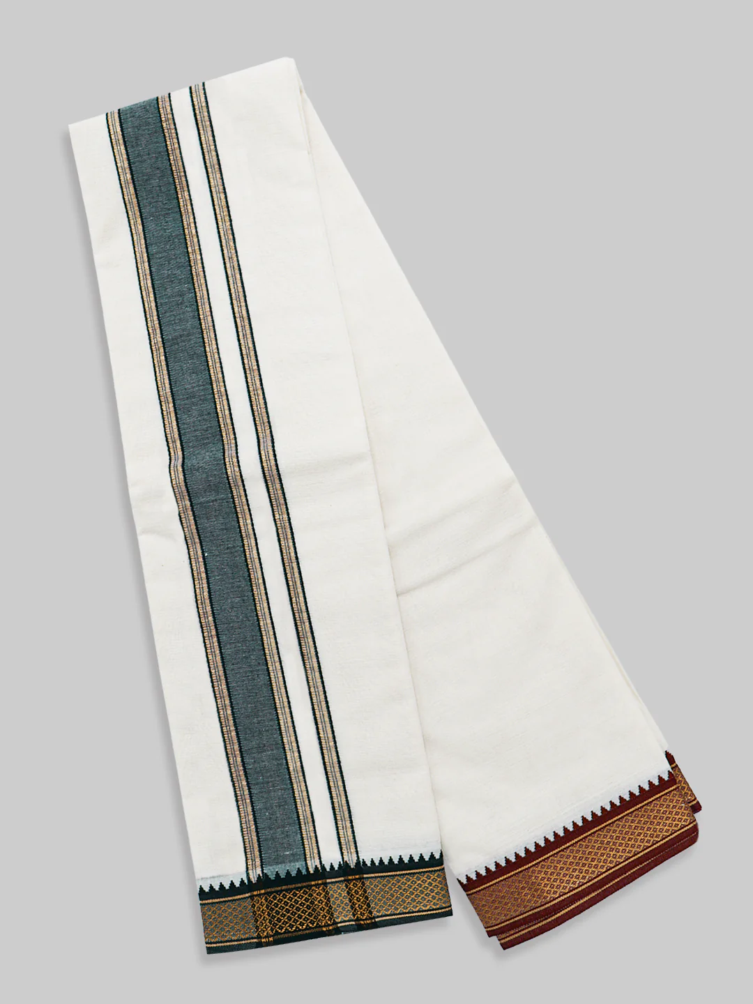 Men Kora Cream Mayilkhan Khan Towel 5K - Image 2
