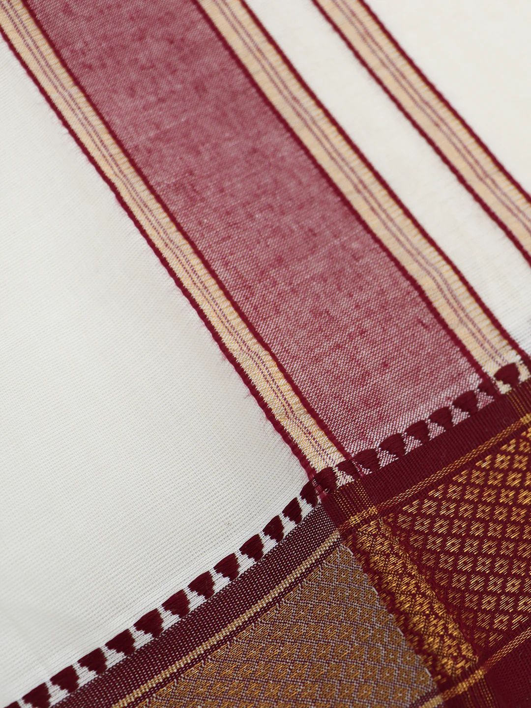 Men Kora Cream Myil Khan Towel 7K - Image 4