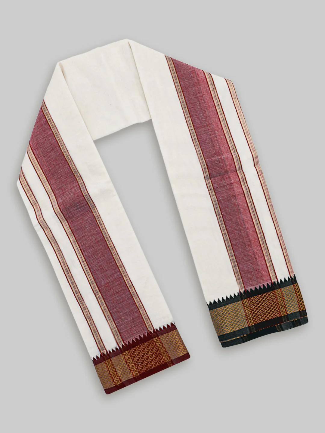 Men Kora Cream Myil Khan Towel 9K - Image 2