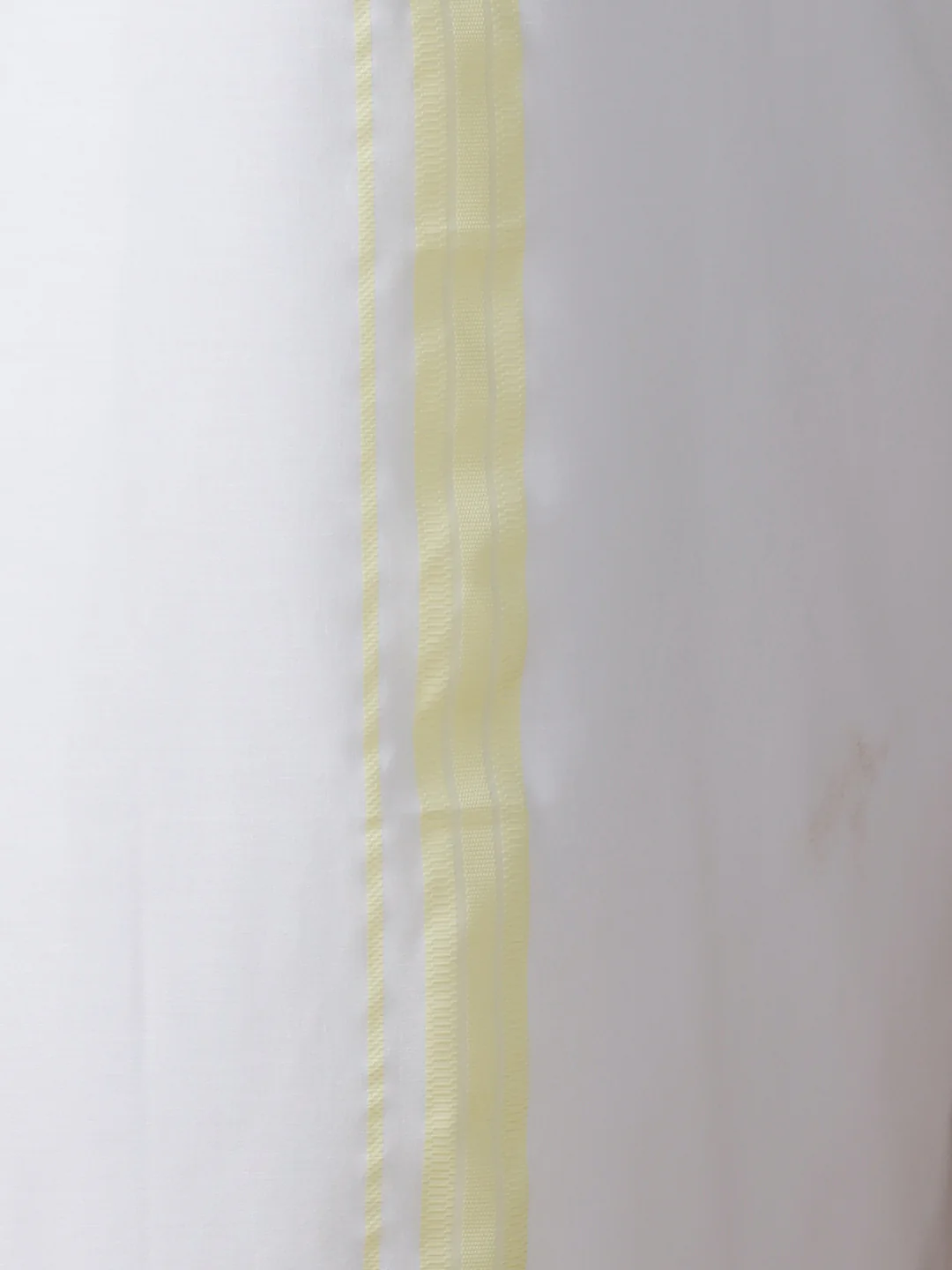 Men Laser Lemon Shirt With Matching Border Dhoti Set Trendy - Image 6