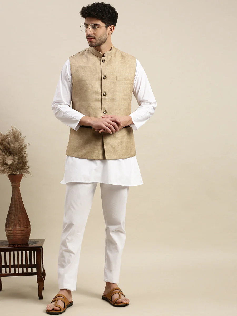 Men Nehru Ethnic Sandal DB6 - Image 5
