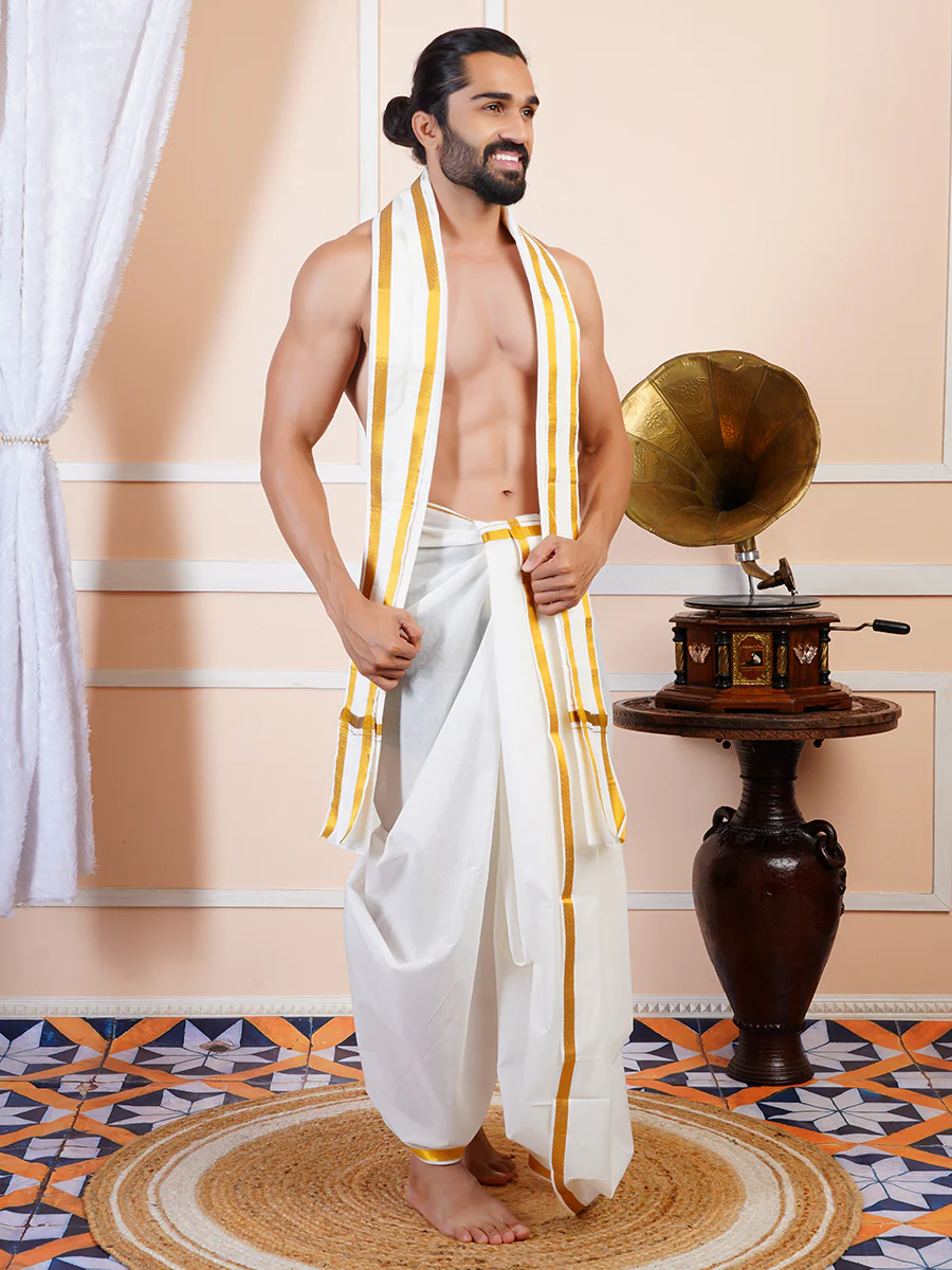 Men Panchakacham Set Keshava Cream 3/4 (9+5) - Image 2