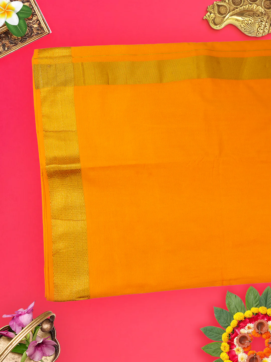 Men Panchakacham with Angavasthram Dheeksha Mango (9+5) - Image 5