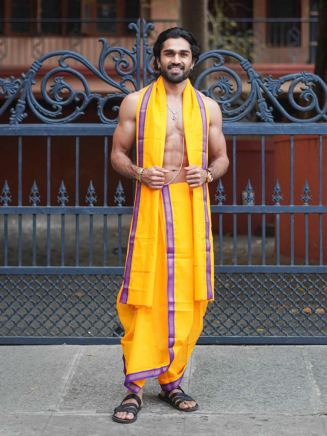 Panchakacham with Angavasthram Mango (9+5) Shreeman Pet