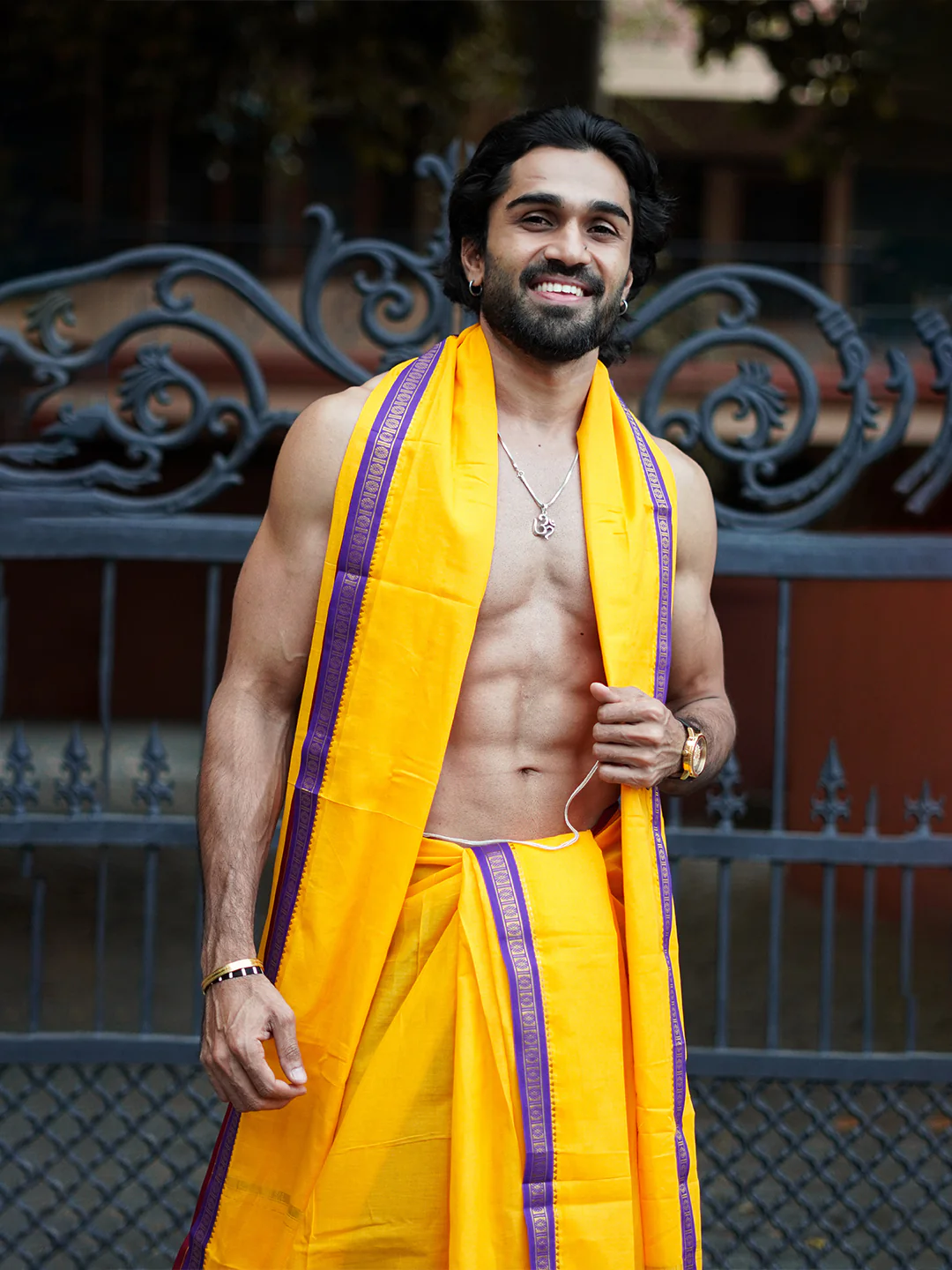 Panchakacham with Angavasthram Mango (9+5) Shreeman Pet - Image 4
