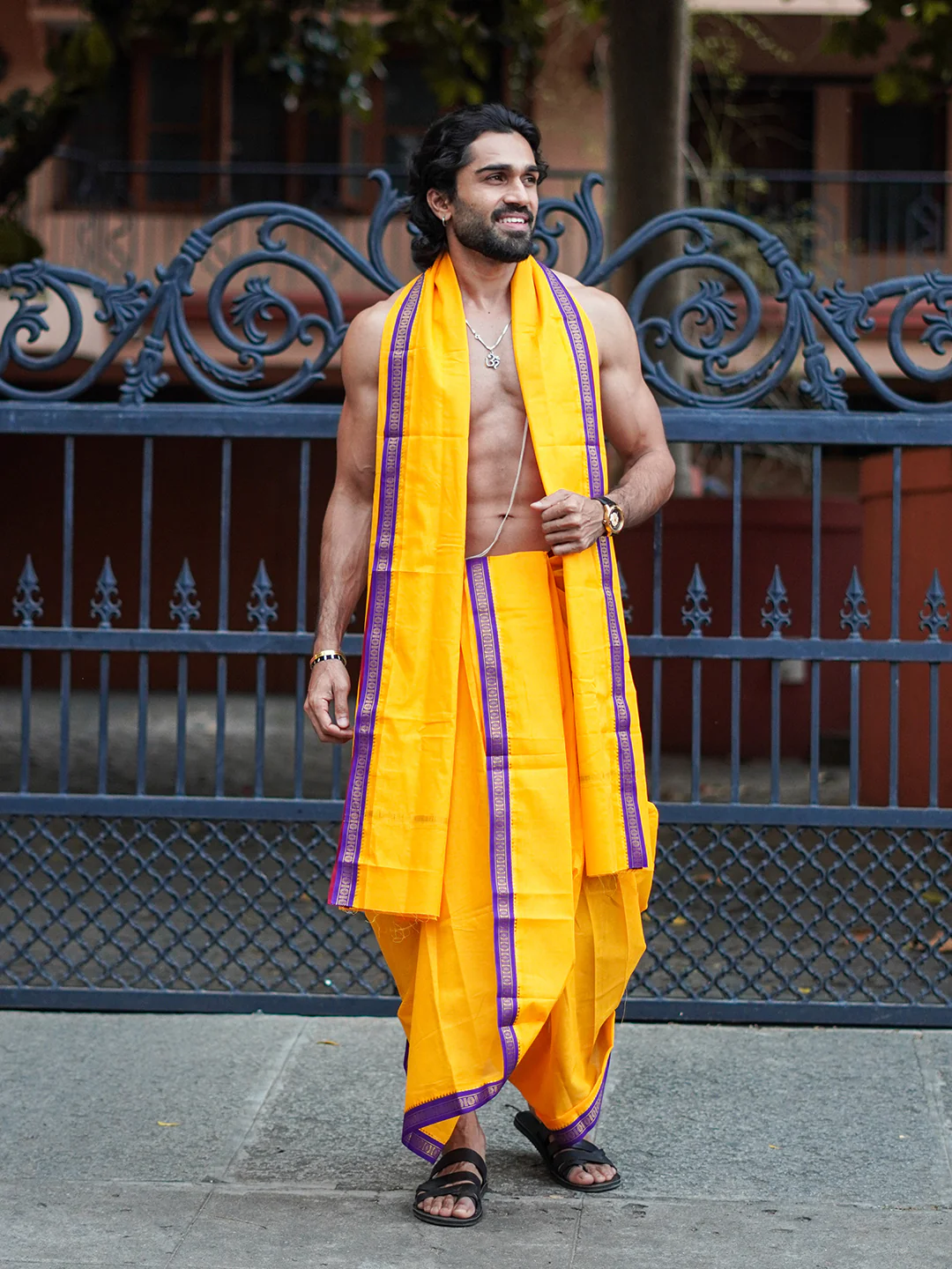 Panchakacham with Angavasthram Mango (9+5) Shreeman Pet - Image 8