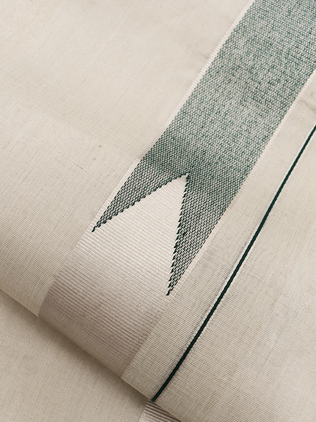 Men Premium Handloom Tissue Dhoti with Fancy Jari Border HLM104 - Image 3