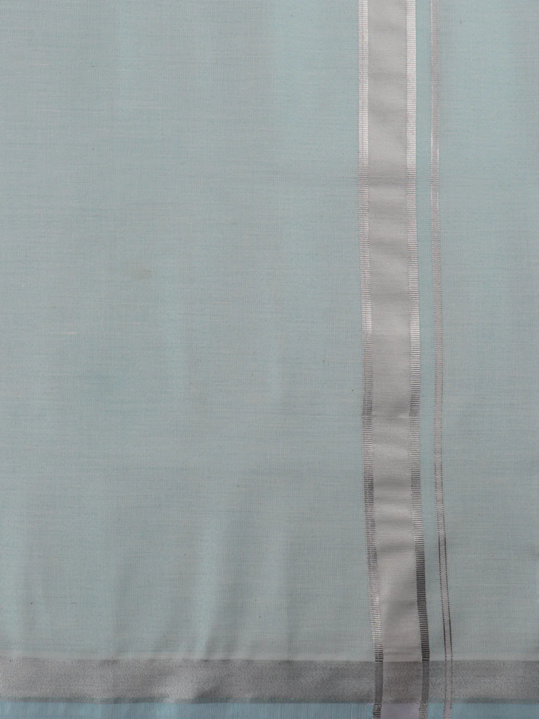 Men Tissue Cyan Dhoti & Shirt Fabric Celebrity Set - Image 4