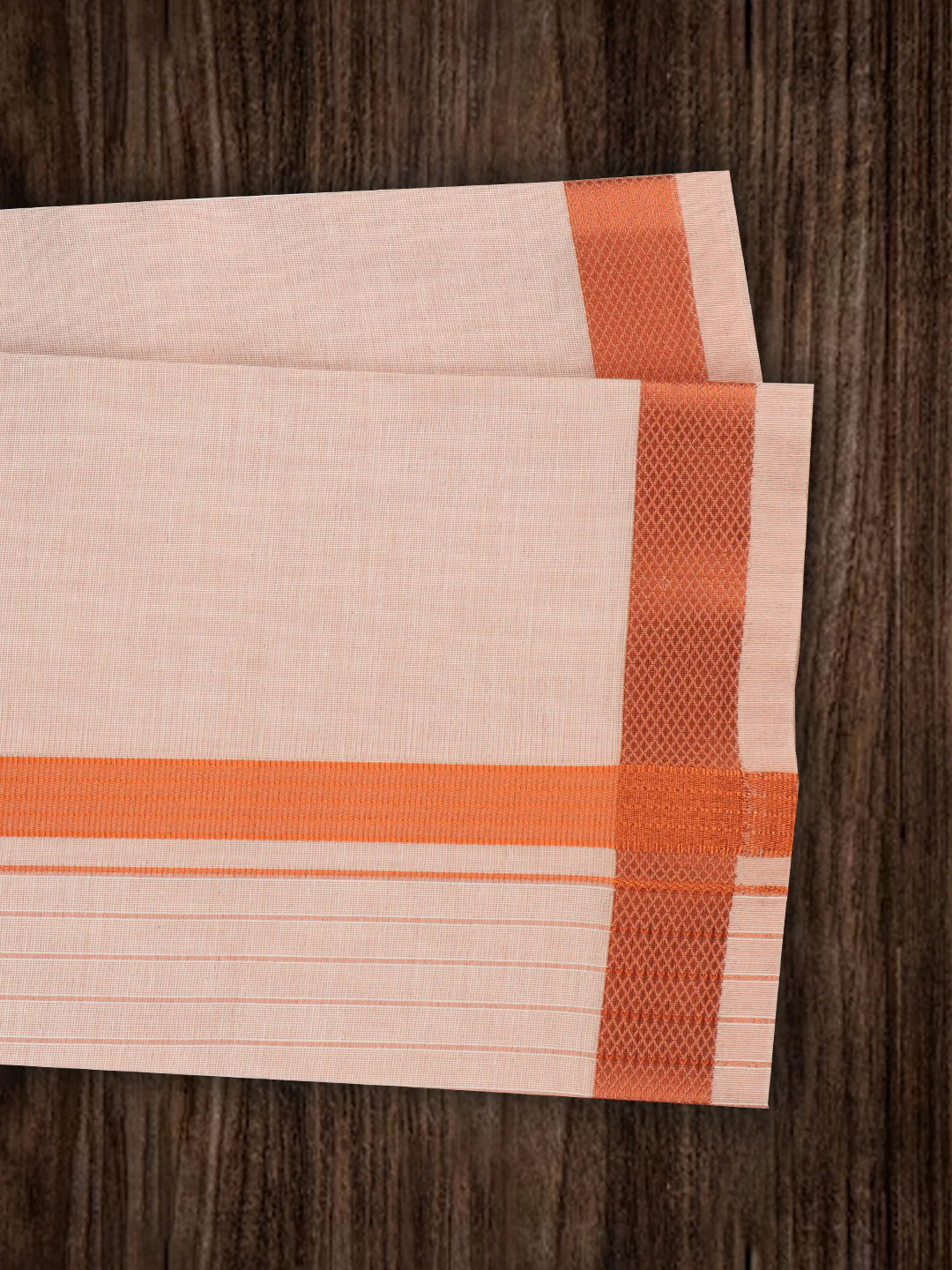 Men Premium Tissue Dhoti & Shirt Sets Celebrity Delight Copper - Image 5