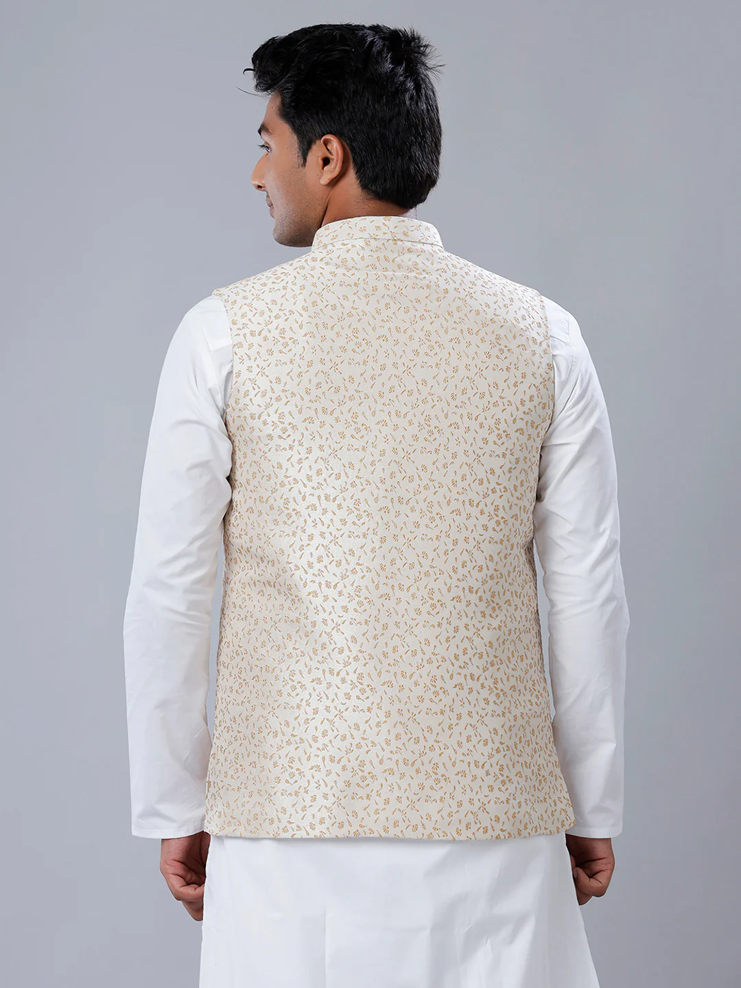 Men Printed Ethnic Jacket Sandal JD2 - Image 4