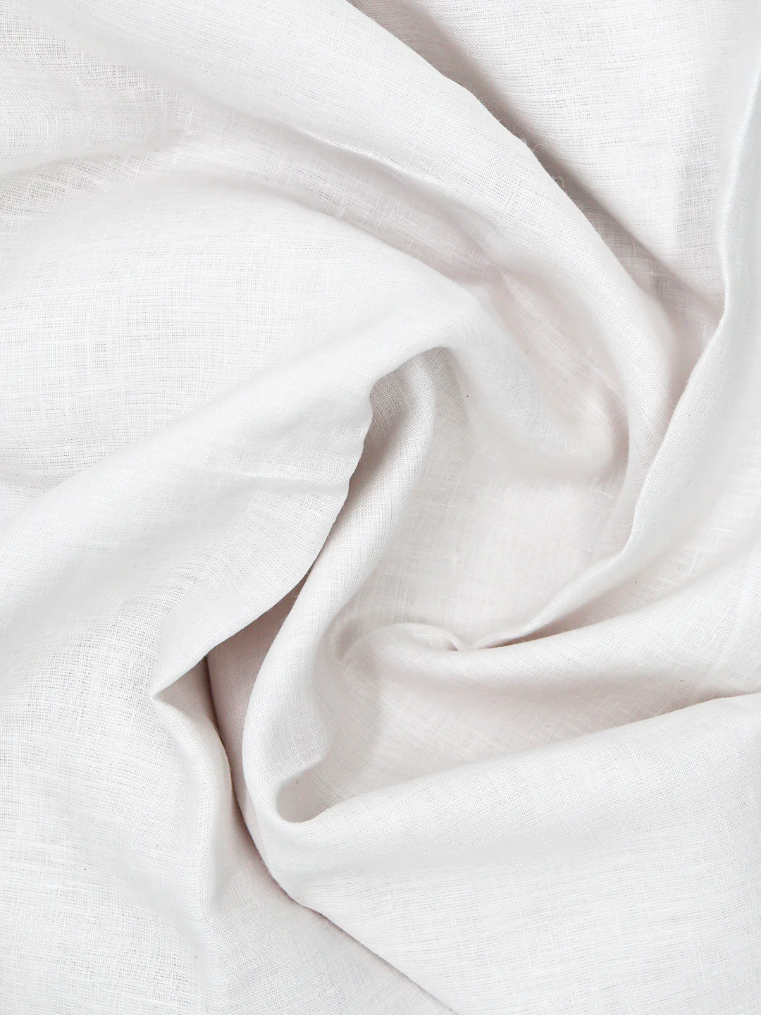 Men Pure Linen Double Layer White Dhoti with Gold Jari Border - Image 4