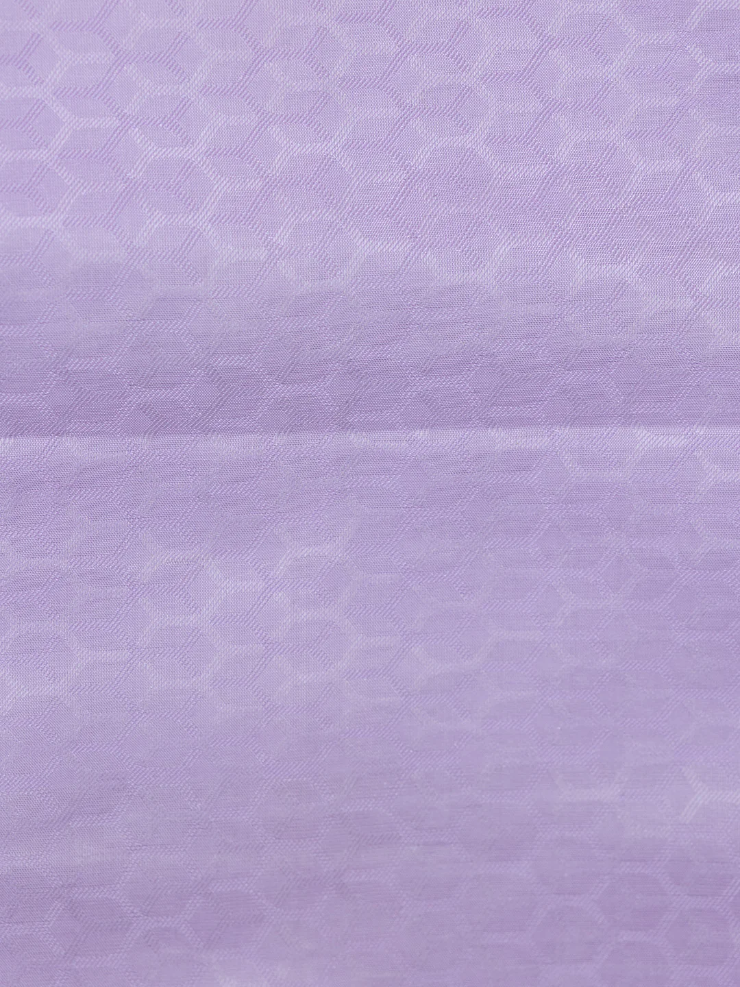 Men Pure Silk Lavender Dhoti Shirting & Towel Set with 2" inch Gold Jari Border - Image 4
