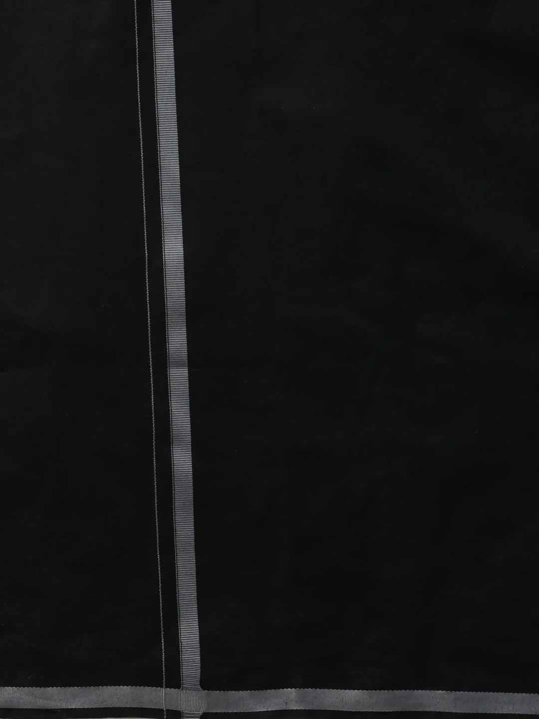 Men Readymade Single Layer Black Dhoti with Assorted Border - Image 6
