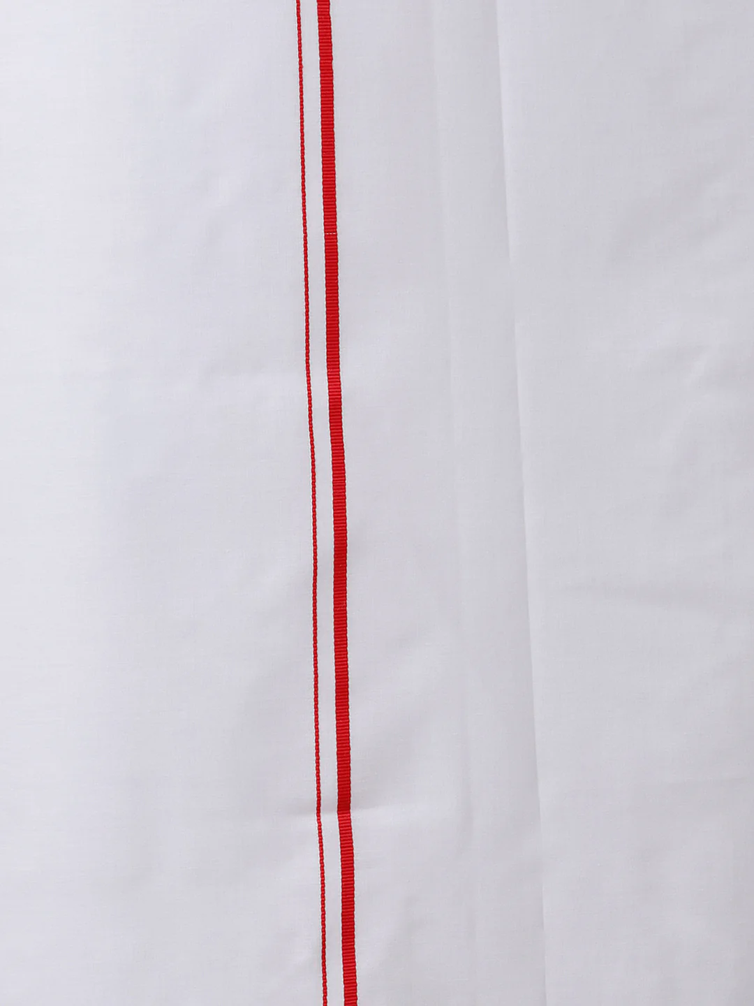 Men Rubio White Shirt with Small Border Dhoti Combo - Image 7