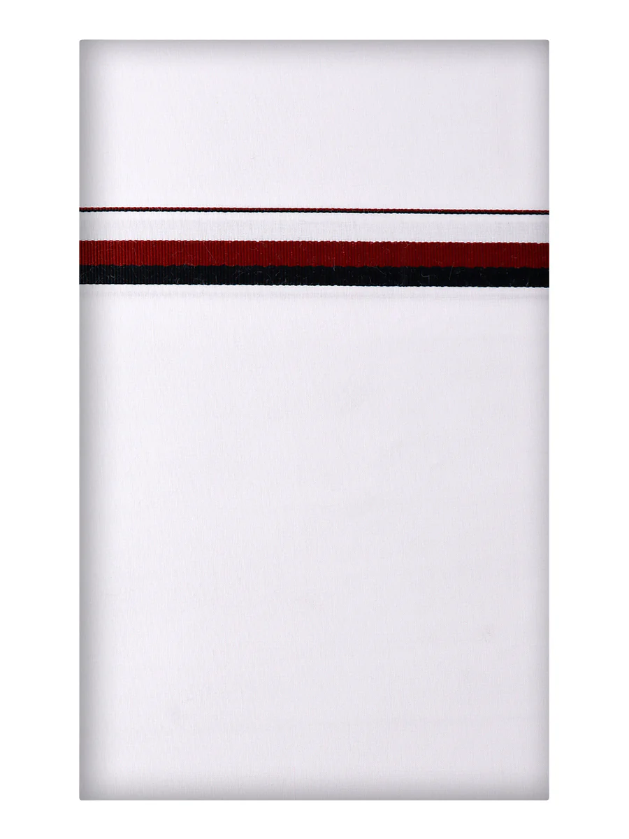 Men Starch Cotton Single Layer Political Dhoti DMK - Image 2