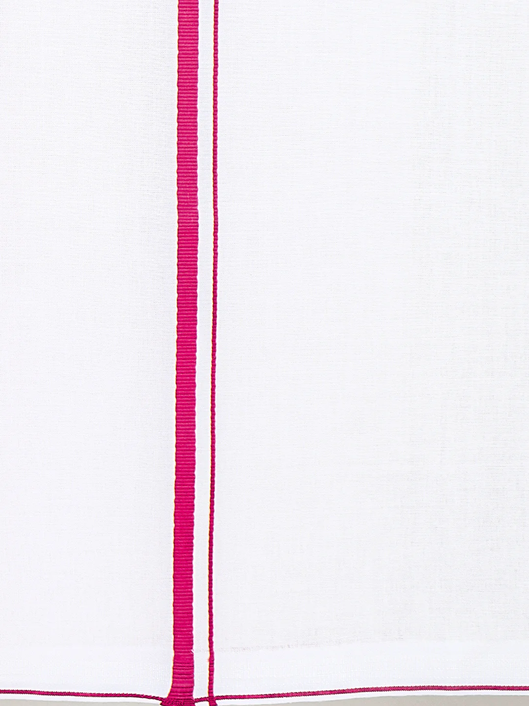 Men Starch Cotton Single Layer White Dhoti with Small Border ML01 - Image 4
