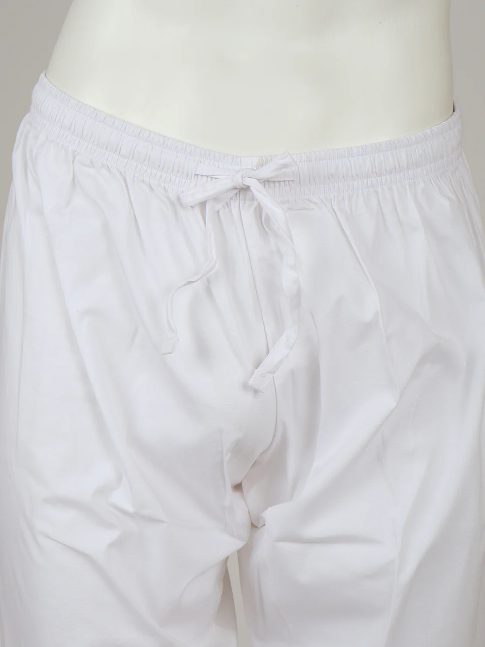 Men Stretch Cotton White Kurta Pant - Image 5