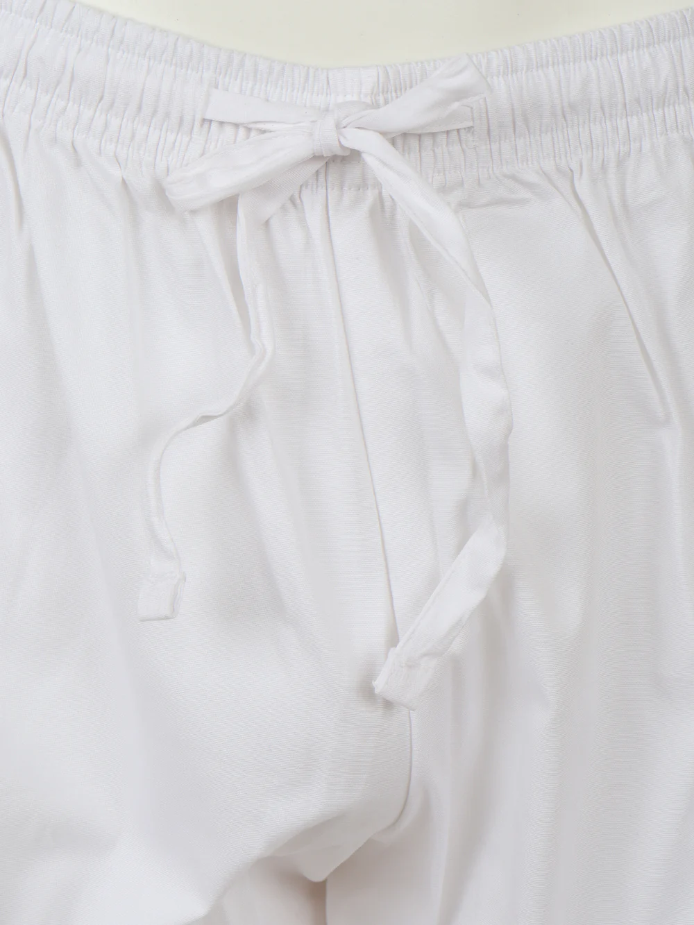 Men Stretch Cotton White Kurta Pant - Image 6