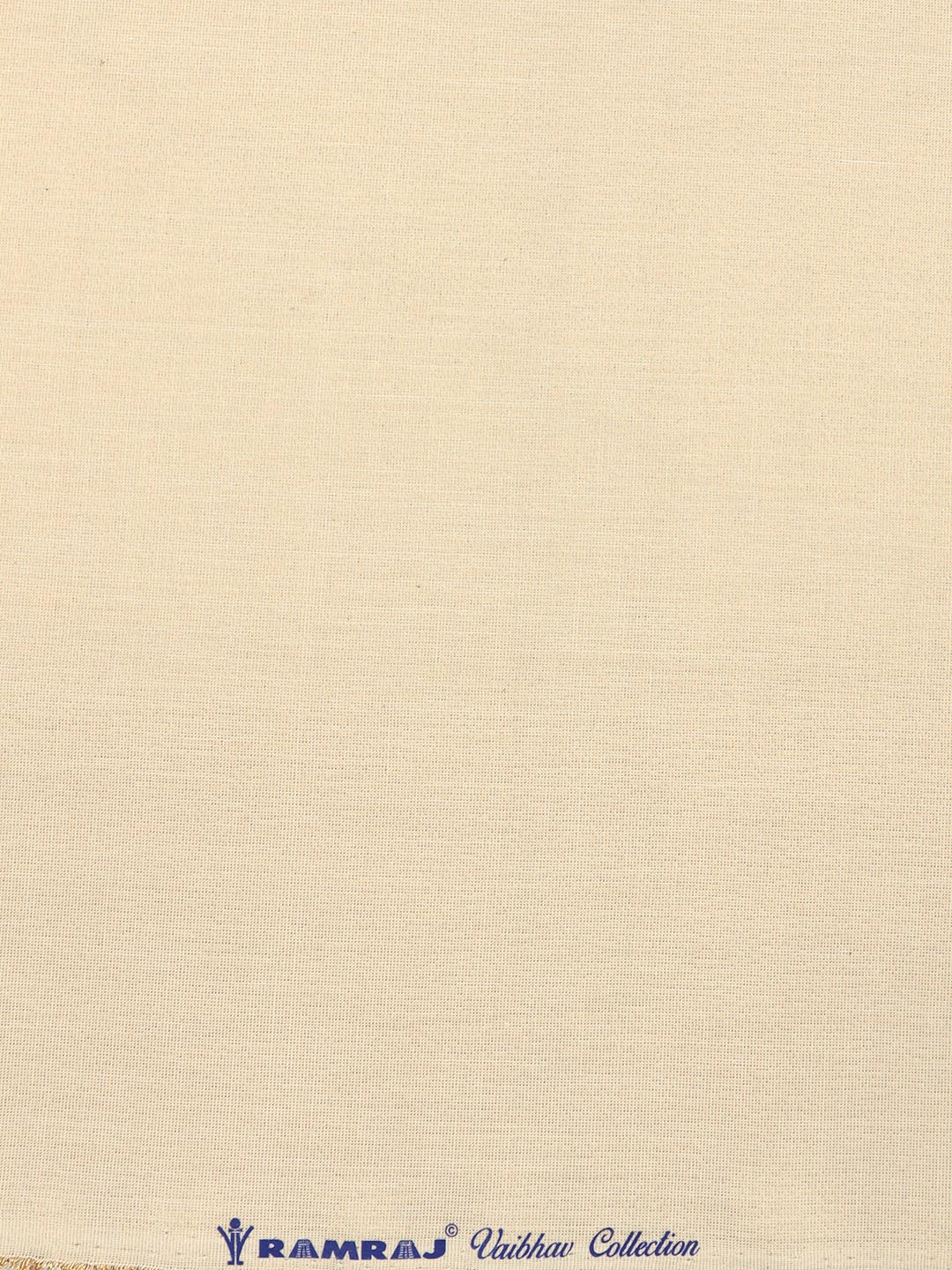 Men Tissue Kurtha Fabric Gold - Image 3