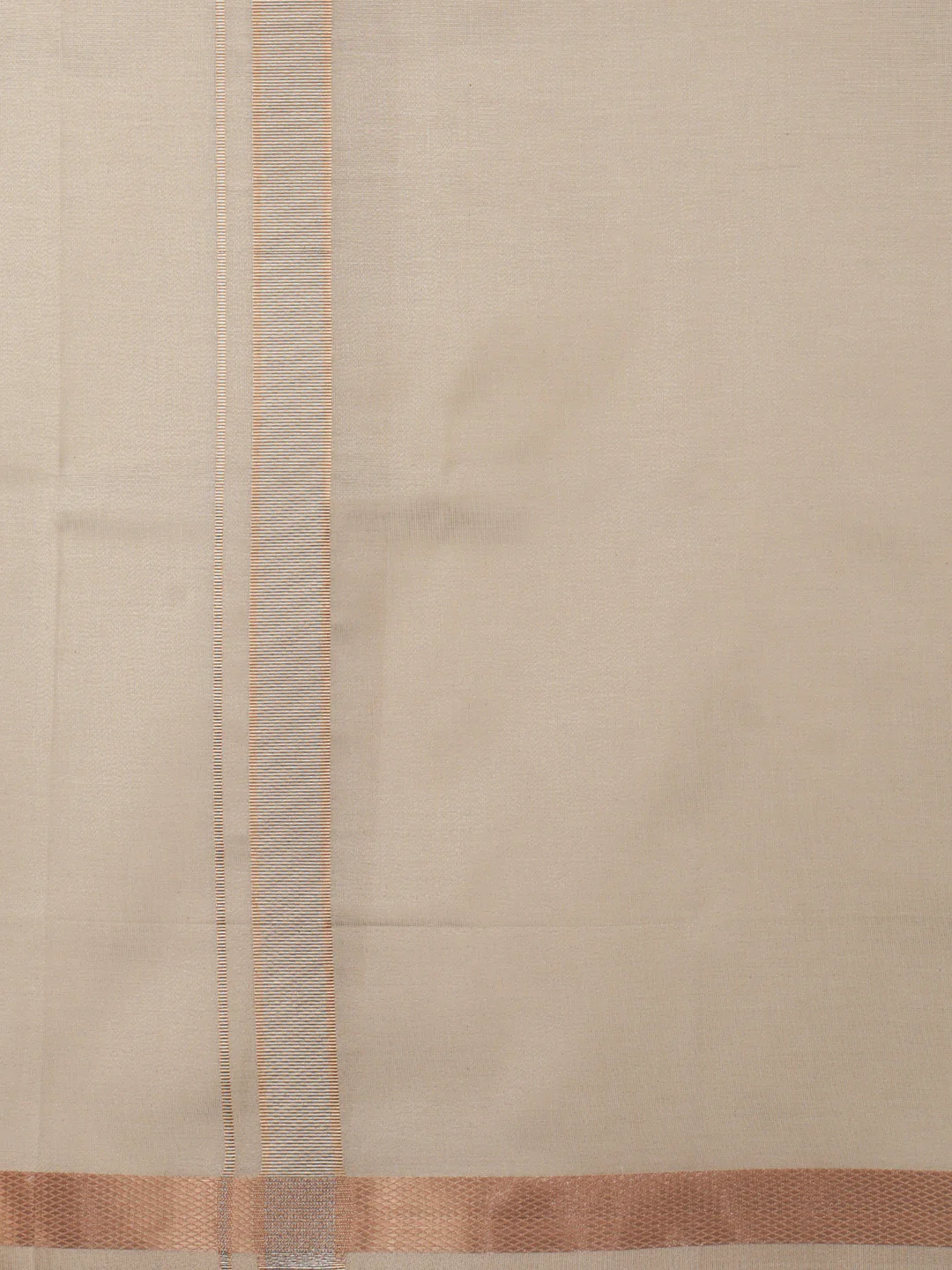 Men Tissue Unstitched Shirting & Dhoti Celebrity Set Copper UFA01 - Image 4