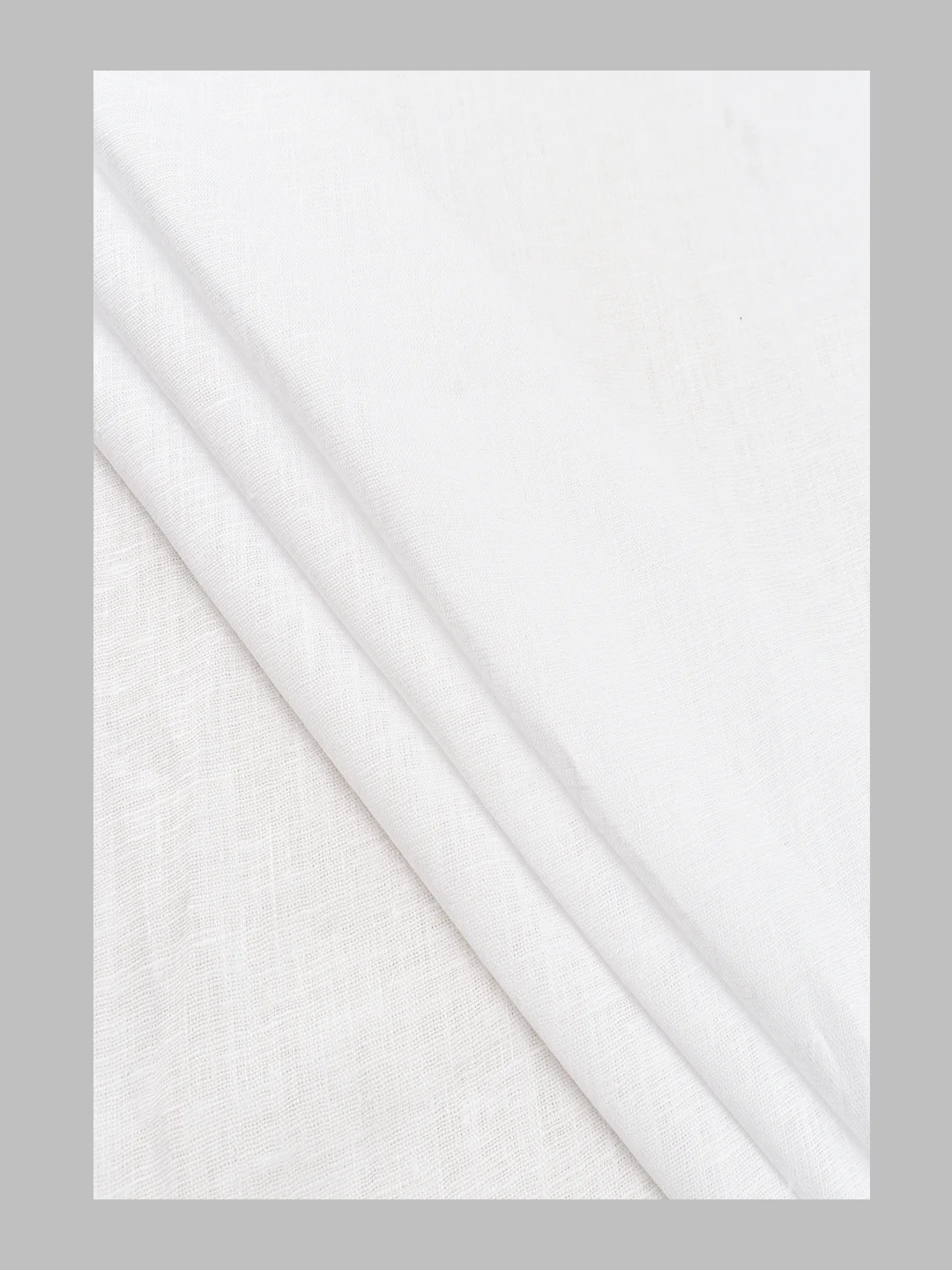 Men White Linen Cotton Shirt Fabric Linen Lyocell - Image 3