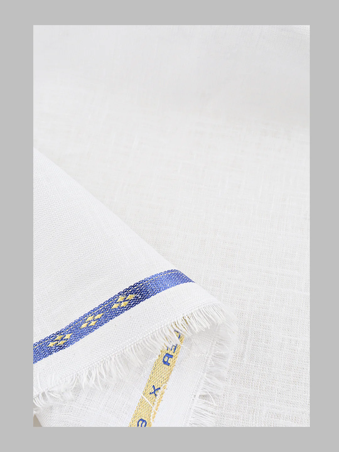 Men White Linen Cotton Shirt Fabric Linen Lyocell - Image 5