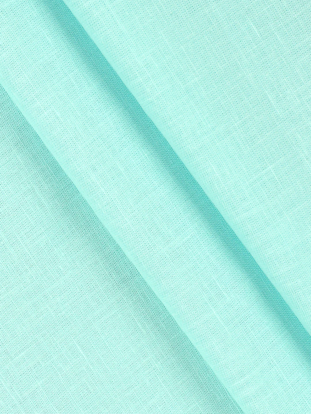 Men's Cotton Blend Plain Shirt Fabric Sky Blue Sun Shine - Image 2
