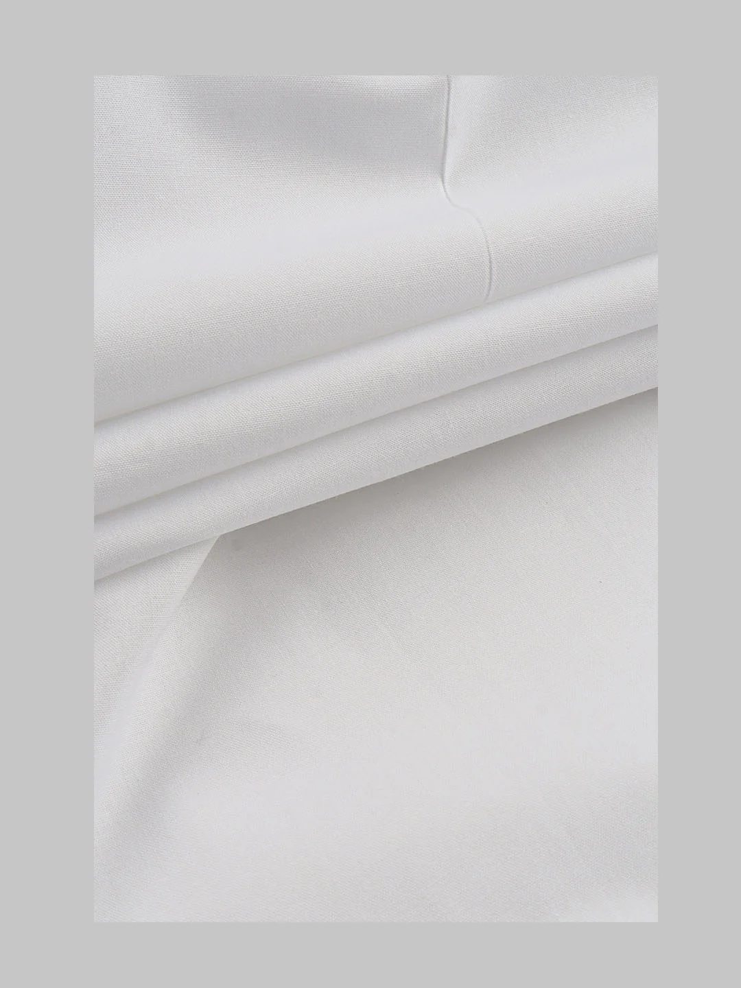 Mens Cotton Plain Shirt Fabric White Chrome Perfume - Image 4