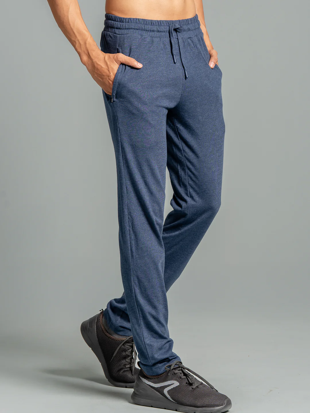 Cotton Rich Regular Fit Track Blue