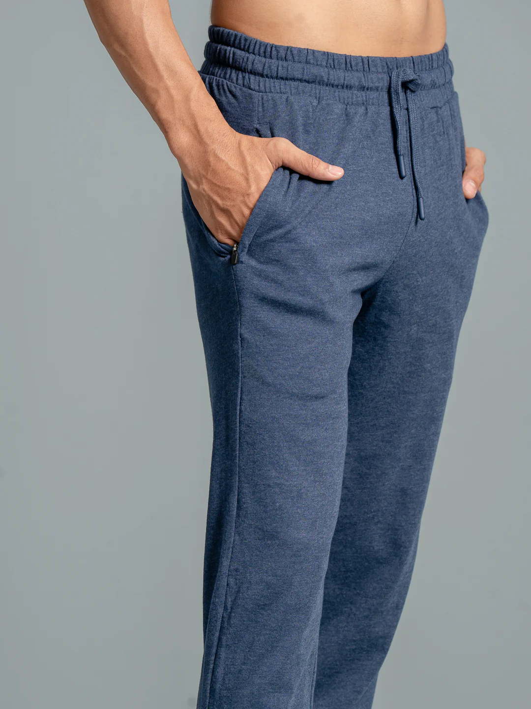 Cotton Rich Regular Fit Track Blue - Image 4