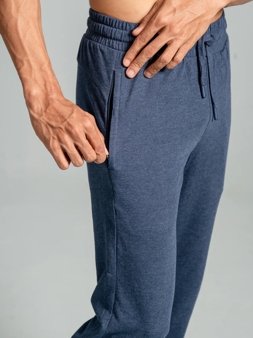 Cotton Rich Regular Fit Track Blue - Image 5