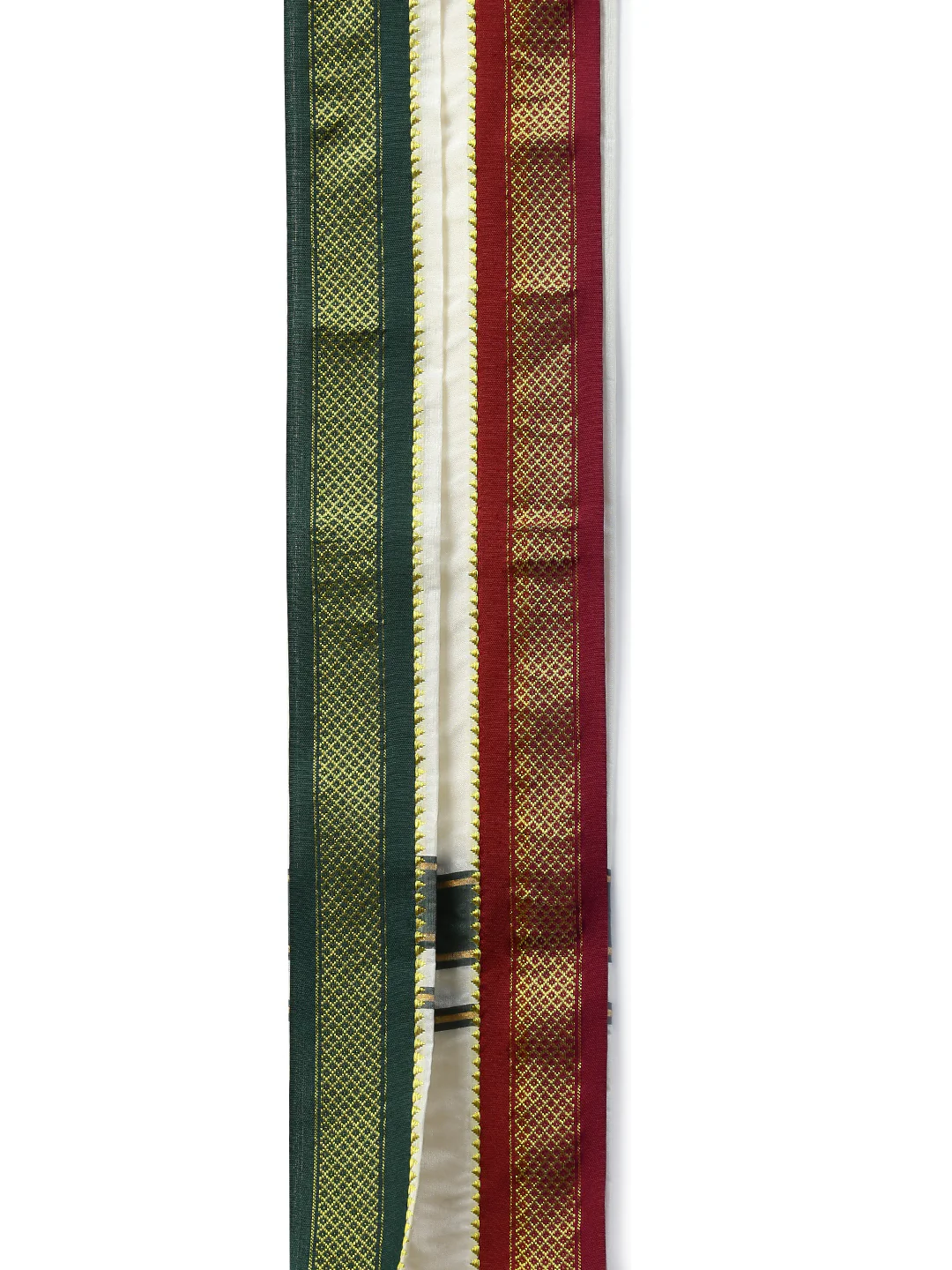 Men Art Silk Kurta Readymade Elastic Panchakacham & Towel Set - Image 7