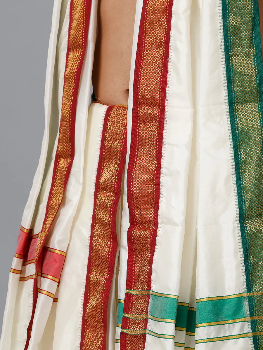 Men Silk Panchachakacham with Angavasthram 5K(8+4) Prasanthi - Image 4
