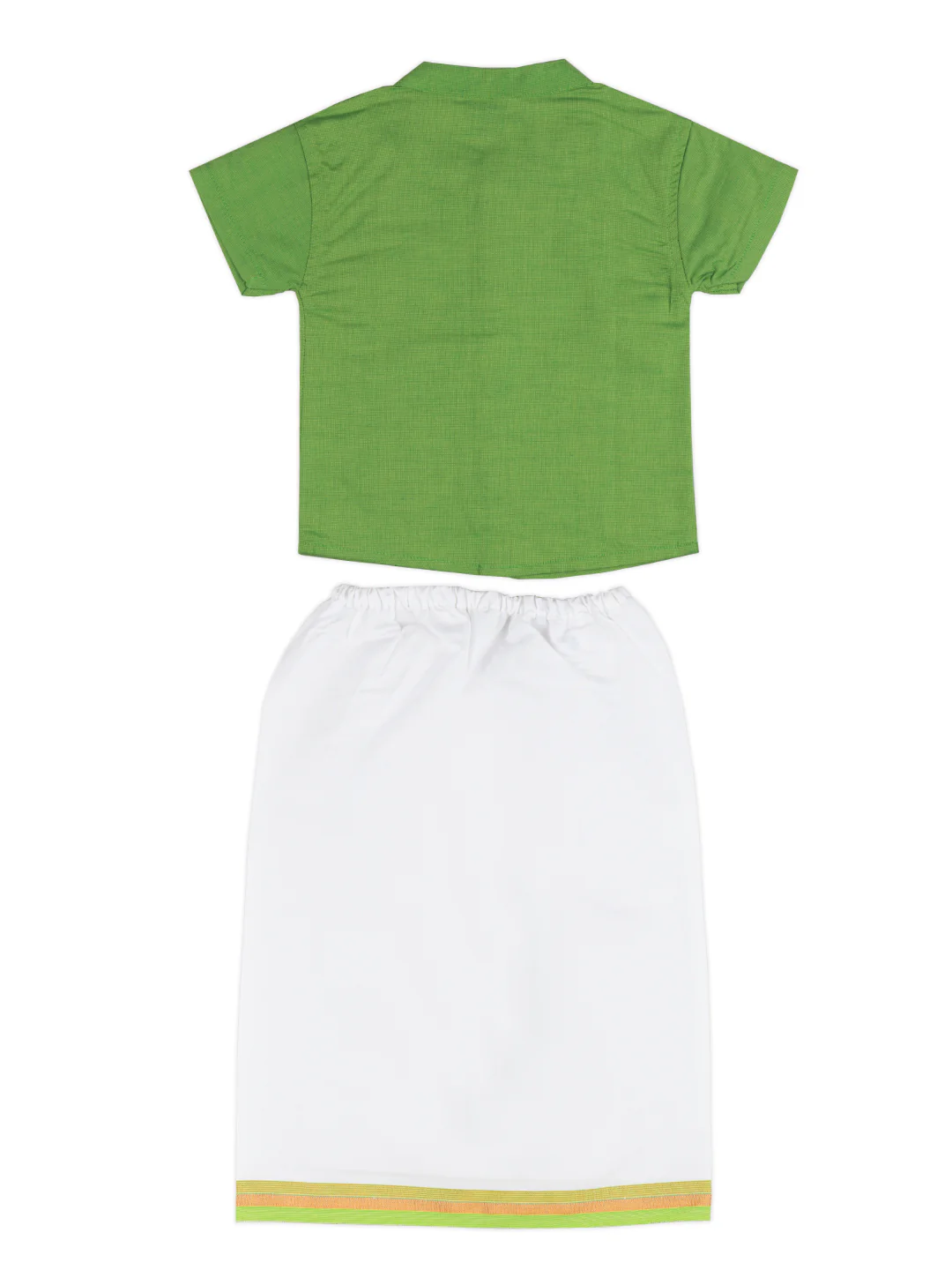 Born Baby Shirt & Dhoti Set Green GL2 - Image 6