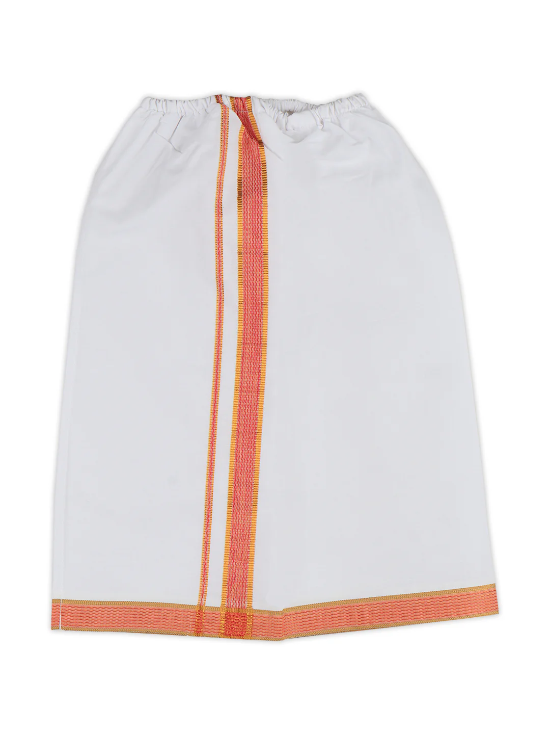 Born Baby Shirt & Dhoti Set Orange Set GL1 - Image 2