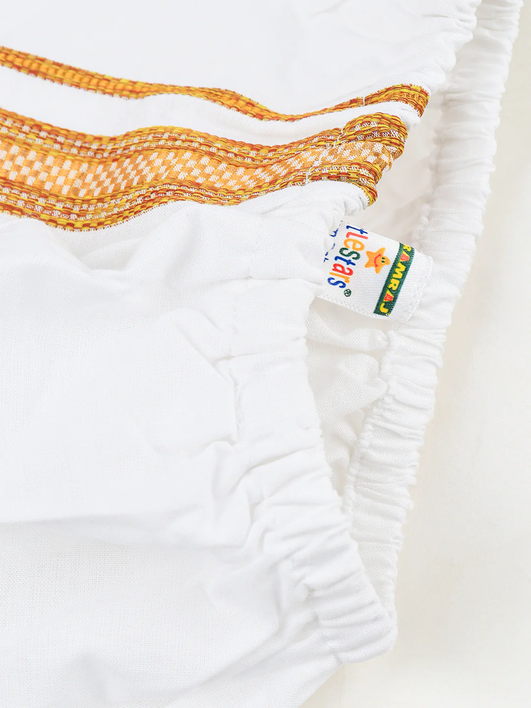 Born Baby Shirt & Dhoti Set Mustard GL7 - Image 4