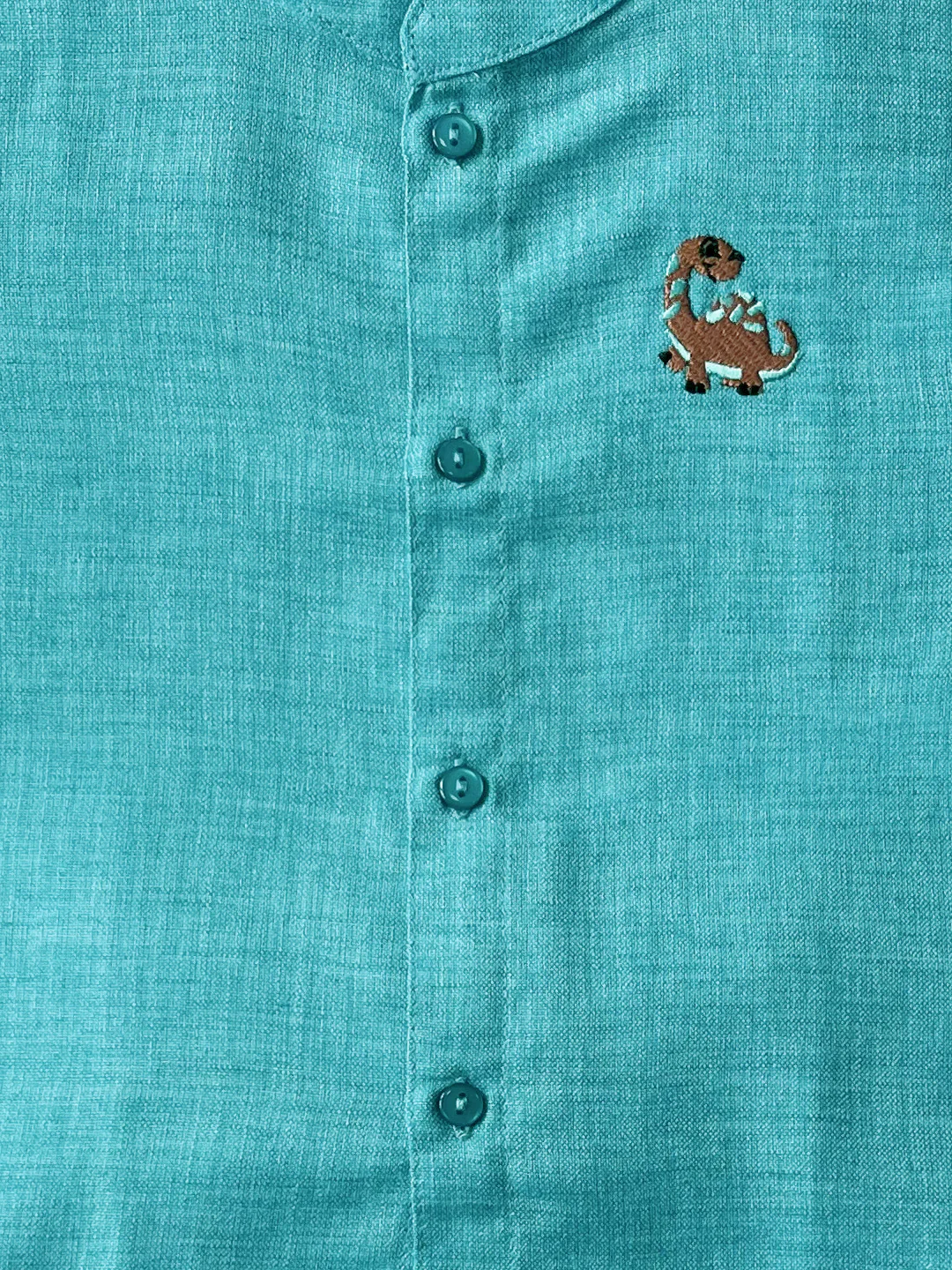 Born Baby Matching Shirt & Dhoti Set Sky Blue C11 - Image 2