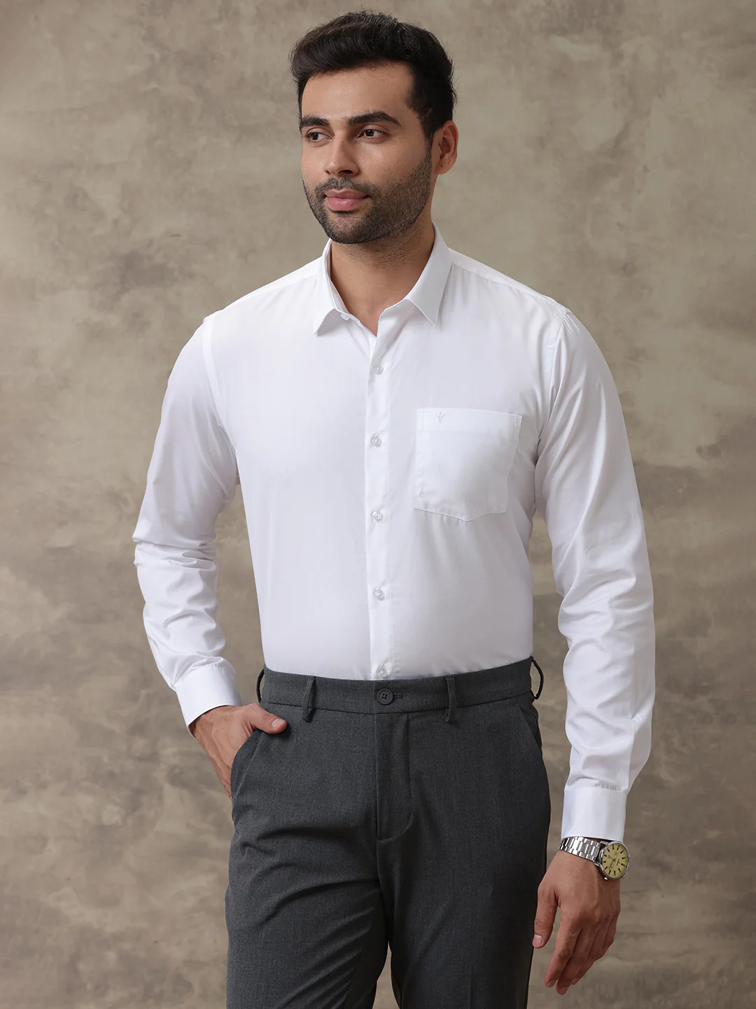 Pima Cotton Premium White Shirt – Royal Cotton - Image 3